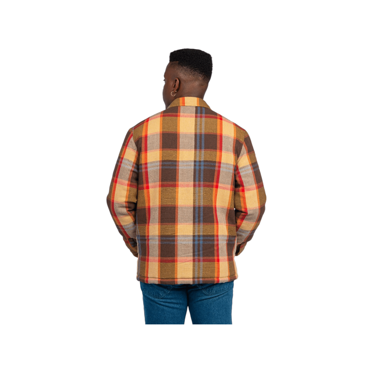 Dickies Ohio Check LS Shacket Brown