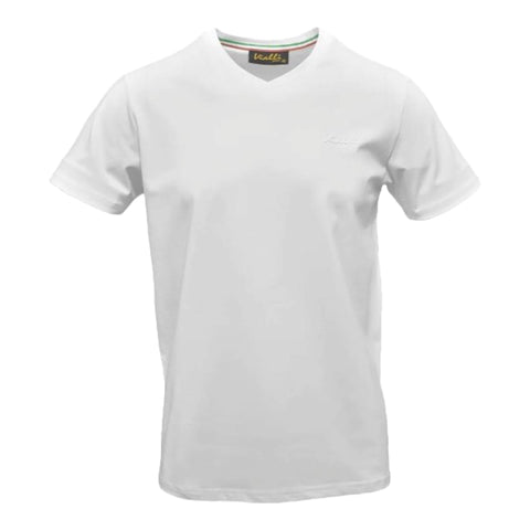 Vialli Vneck T Shirt Bold White
