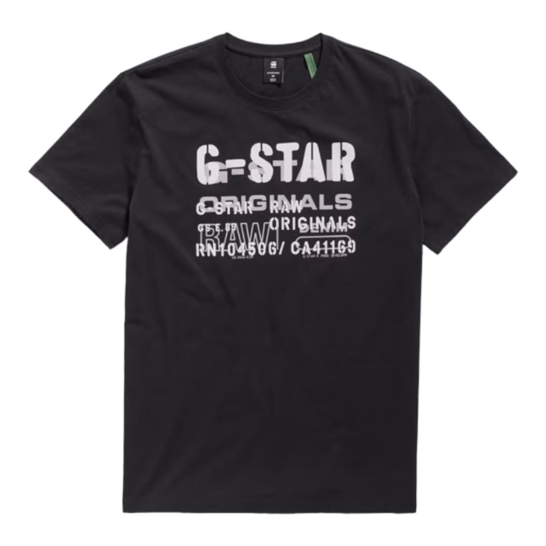 G Star Crew Originals Stencil Black