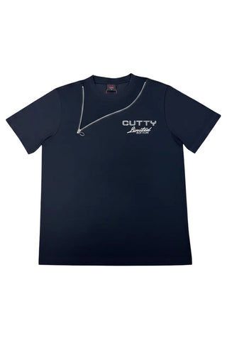 Cutty T-Shirt Zip Black