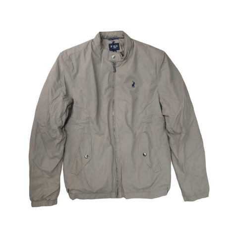 Polo Jacket Tech Puffer Harrington Taupe