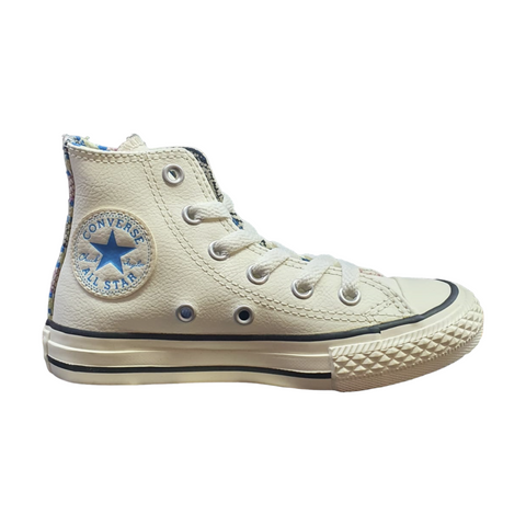 Converse Chuck Taylor All Star Hi Kids Leather Egret Cream