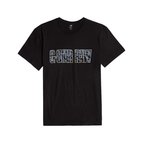G Star T-Shirt Chain Logo Black