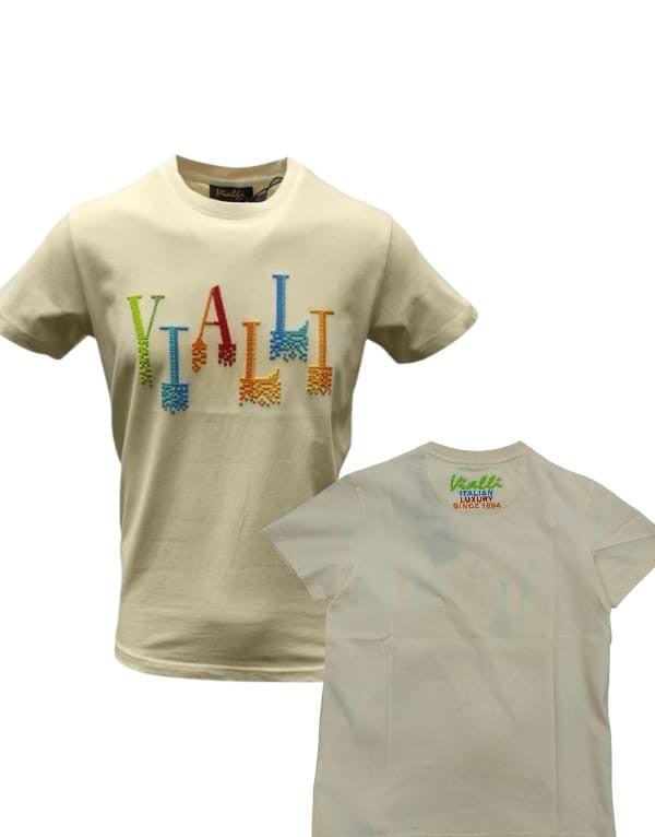 Vialli Jelly T-Shirt Cream
