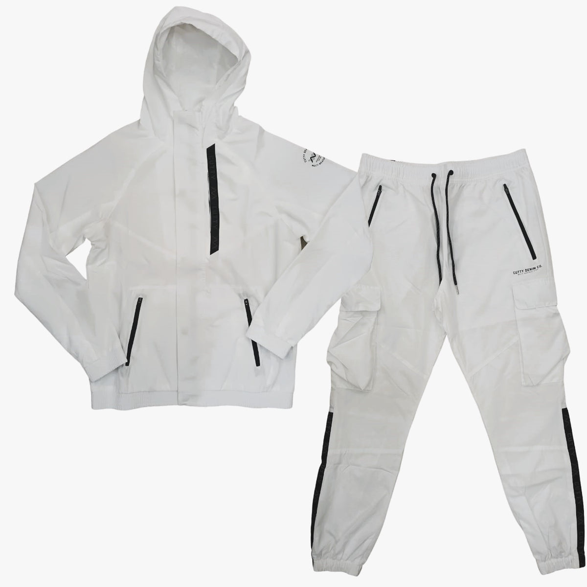 Cutty Tracksuit Nimbus Crush Cargo White