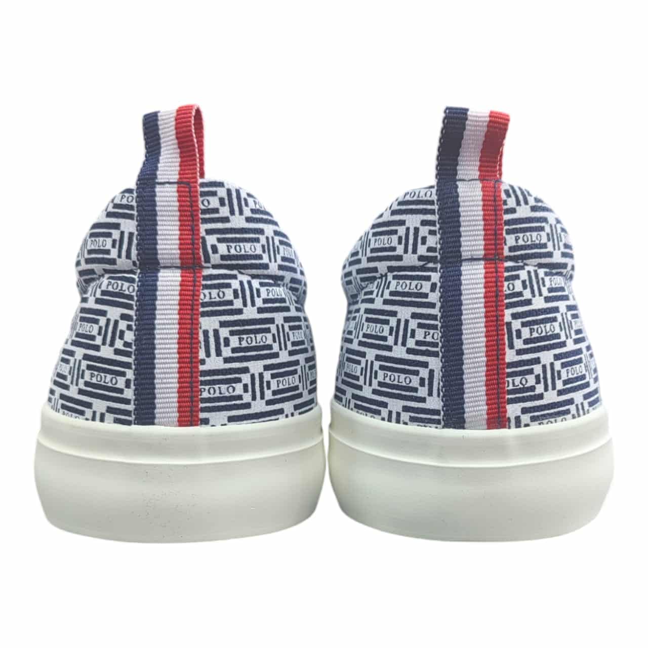 Polo AOP Crest Slip On Navy
