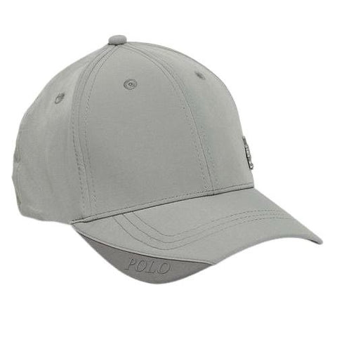 Polo Cap Metal Pony Fitted Light Grey