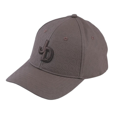 Jonathan D Sergio Debossed Print 6-Panel Cap - Chocolate