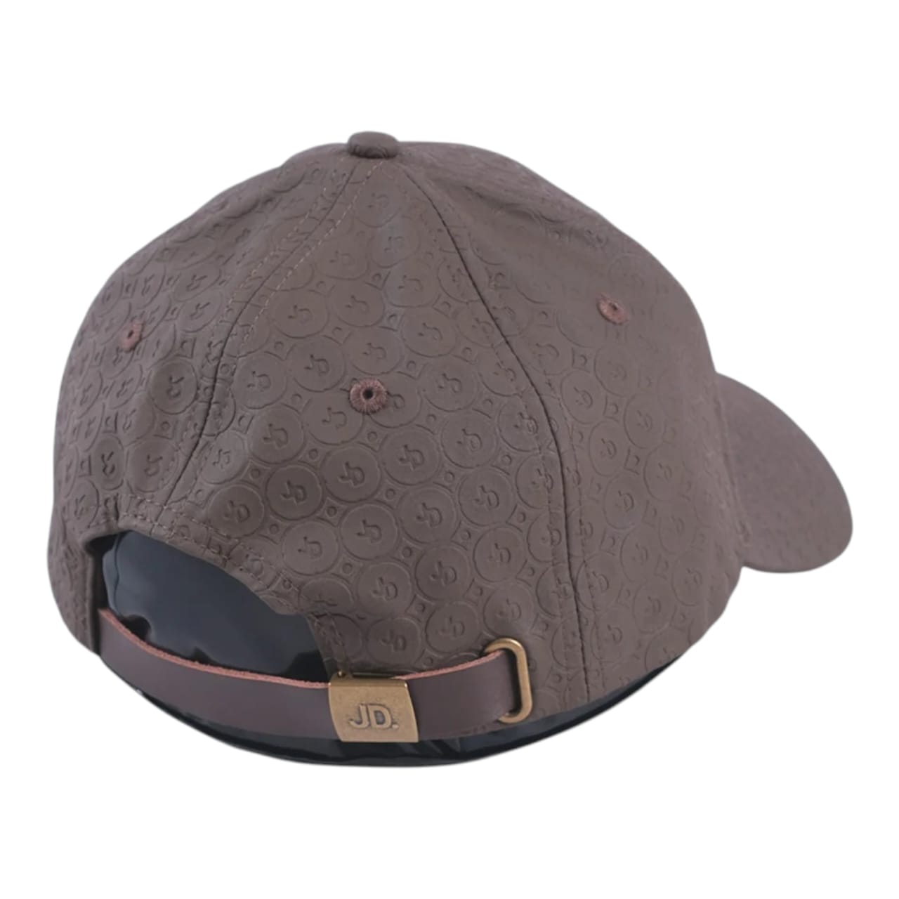 Jonathan D Sergio Debossed Print 6-Panel Cap - Chocolate