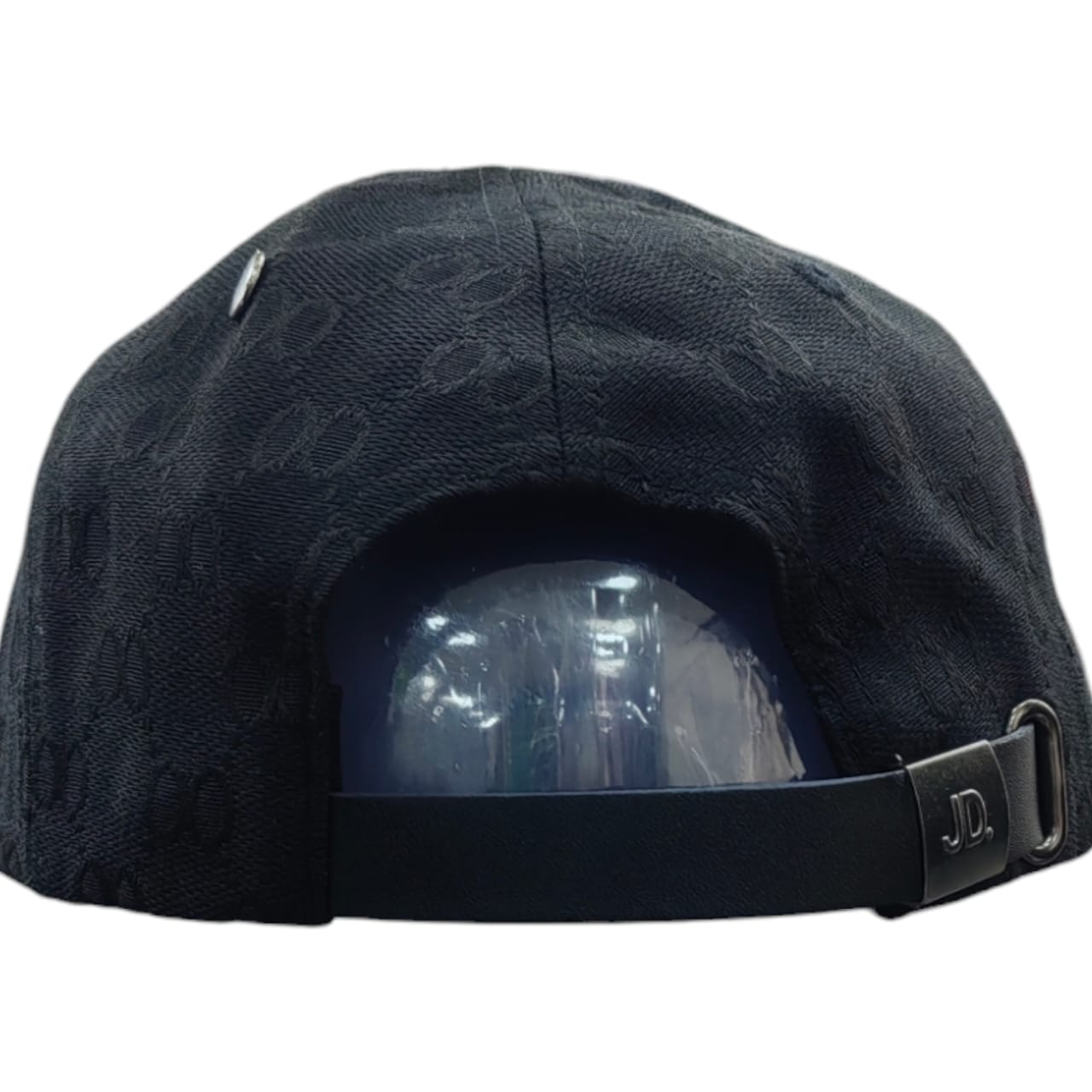 Jonathan D Davoli Monogram Print 6-Panel Cap - Black