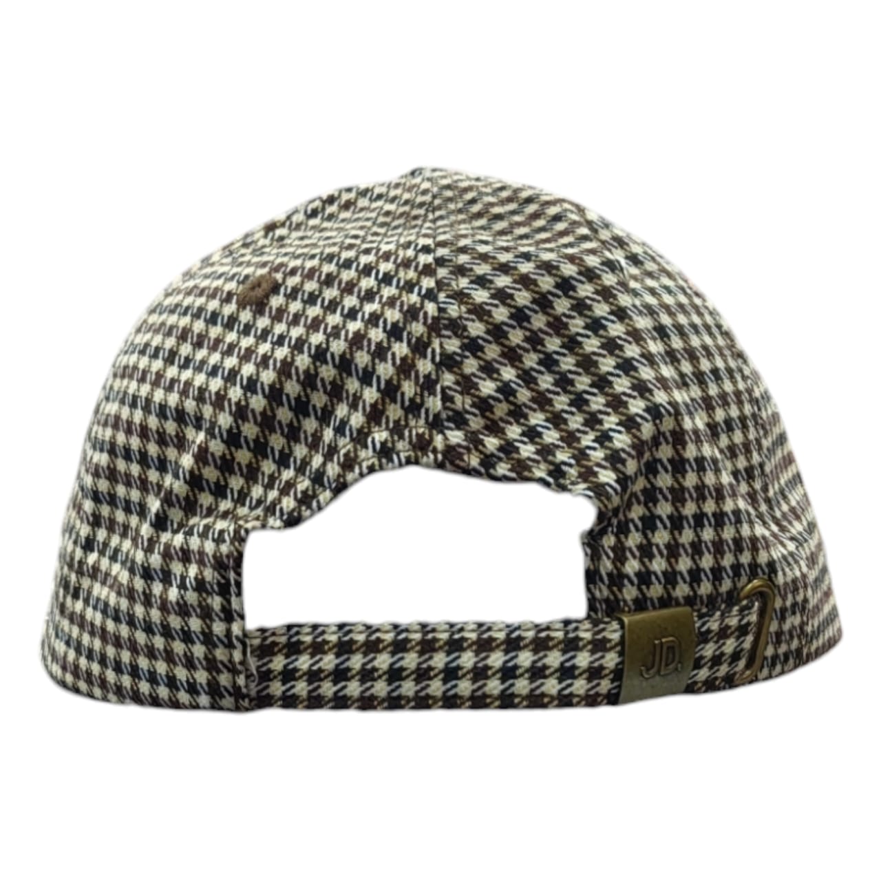 Jonathan D Dugo Check 6-Panel Cap - Brown