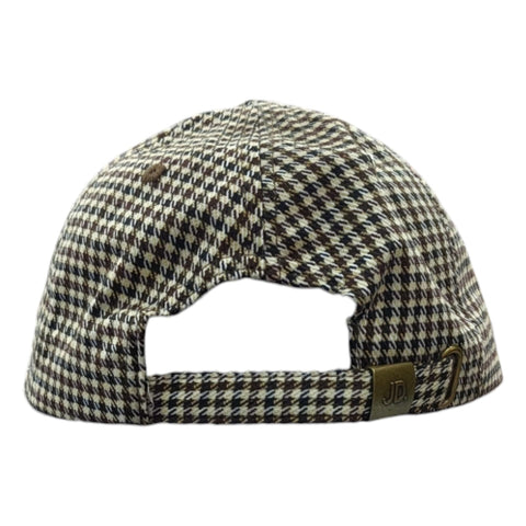 Jonathan D Dugo Check 6-Panel Cap - Brown
