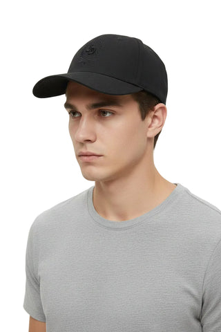 Jonathan D Laurel Crest Baseball Cap – Onyx Black