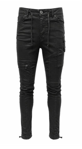 Vialli Jeans Cargo Ranger Ultra Oil Black