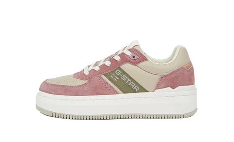 G Star Sneaker Ladies Eve Ctr W Sand/Light Pink
