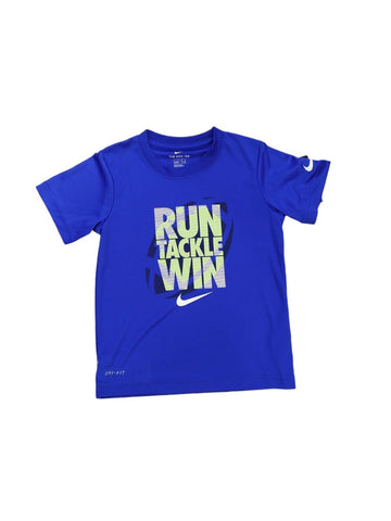 Nike T-Shirt Boys Run Tackle Royal