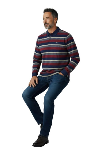 Brentwood Longsleeve Golfer Cypress Burgandy