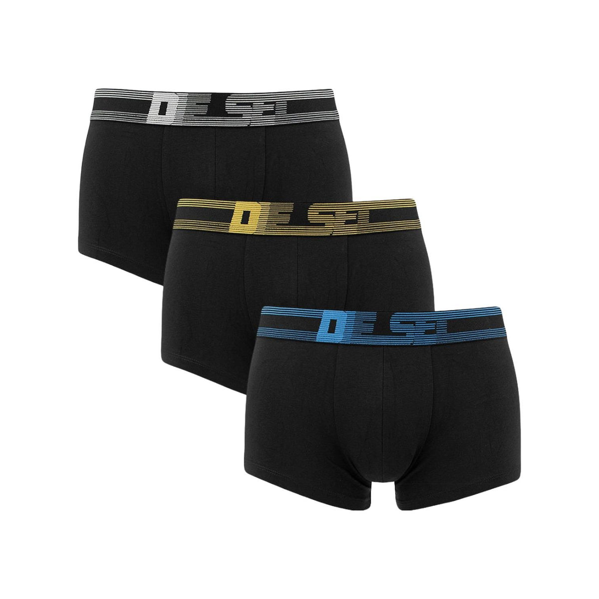 Diesel Underwear Umbx Damien 3-Pack Boxer Briefs Black