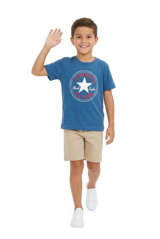 Converse All Stars Boys T-Shirt Aero Blue