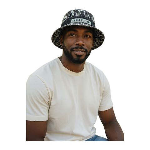 Palladium Vintage Bucket Hat – Grey Camo | Urban Streetwear