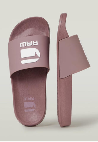 G Star Ladies Sandal Slide Basic Mauve
