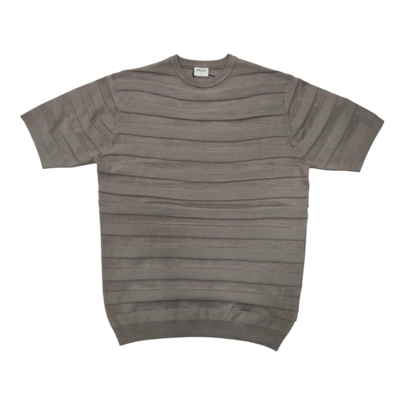 Jonathan D Knitted T-Shirt Bertini Taupe