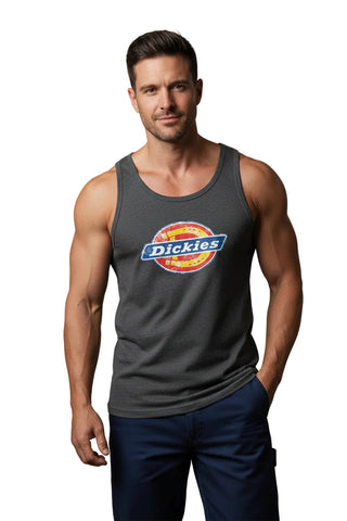 Dickies Horseshoe Print Vest – Charcoal