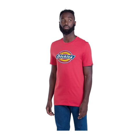 Dickies Men’s Horseshoe Logo T-Shirt – Red | Short Sleeve Workwear Tee
