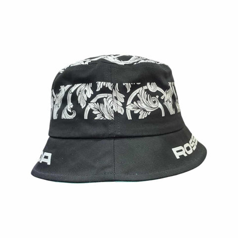 Rossimoda Floppy Sky Bloom Double Brim Black