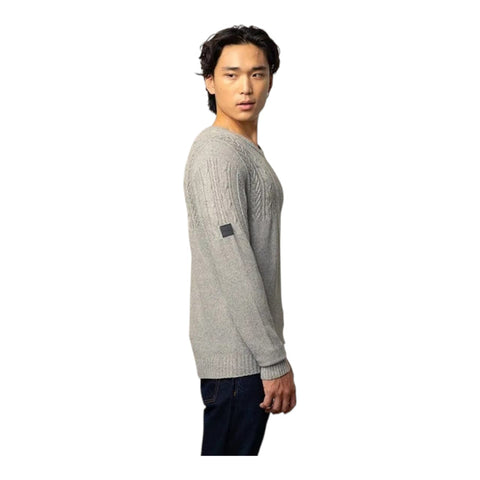 Polo Knitwear Cable Charcoal