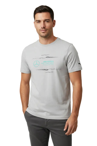 Puma T-Shirt Mapf1 Amg Logo Team Silver Grey