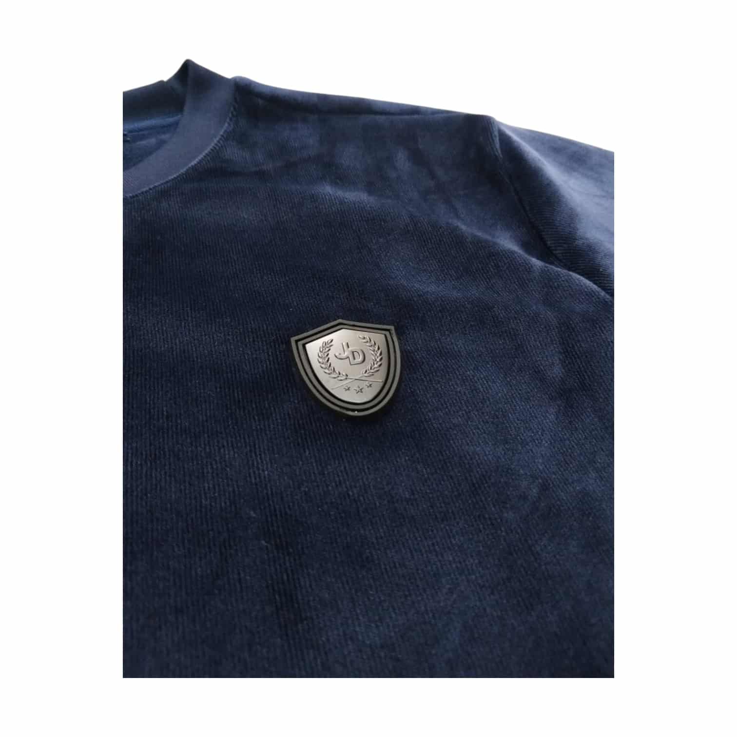 Jonathan D Sweat Top Marti Velour Navy