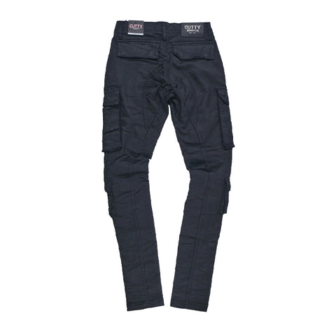 Cutty Vincent Cotton Cargo Pants – Dark Navy