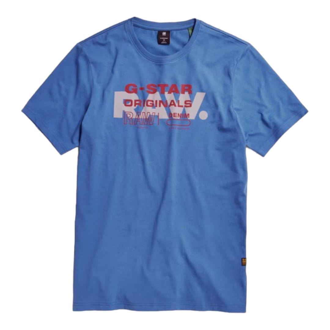 G Star Crew Originals Slim Retro Blue