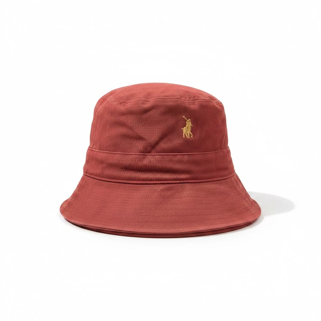 Polo Bucket Classic Twill Burgandy