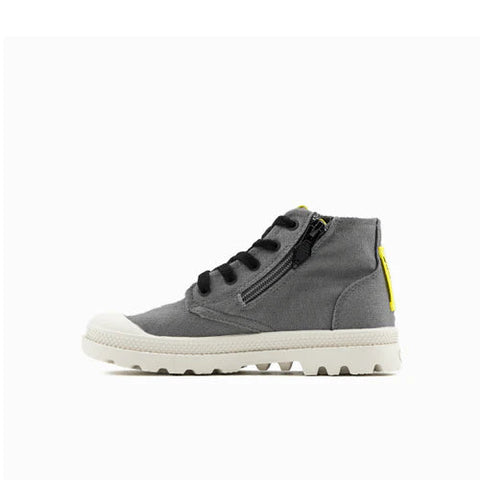 Palladium Kids Pk11 Pampa Hi Grey