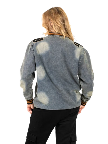 Diadora Piero Sweater Dark Denim