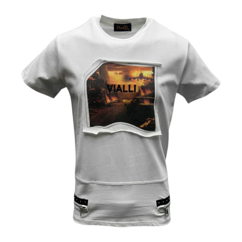 Vialli Kleppa T-Shirt White