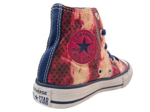 Converse School Kids Chuck Taylor All Star Hi Zip White And Berry