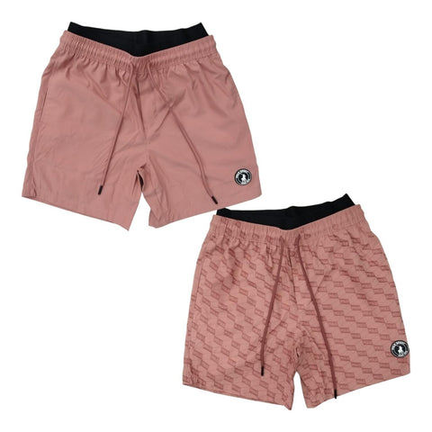 Polo Shorts Sport Monogram Beach Pink