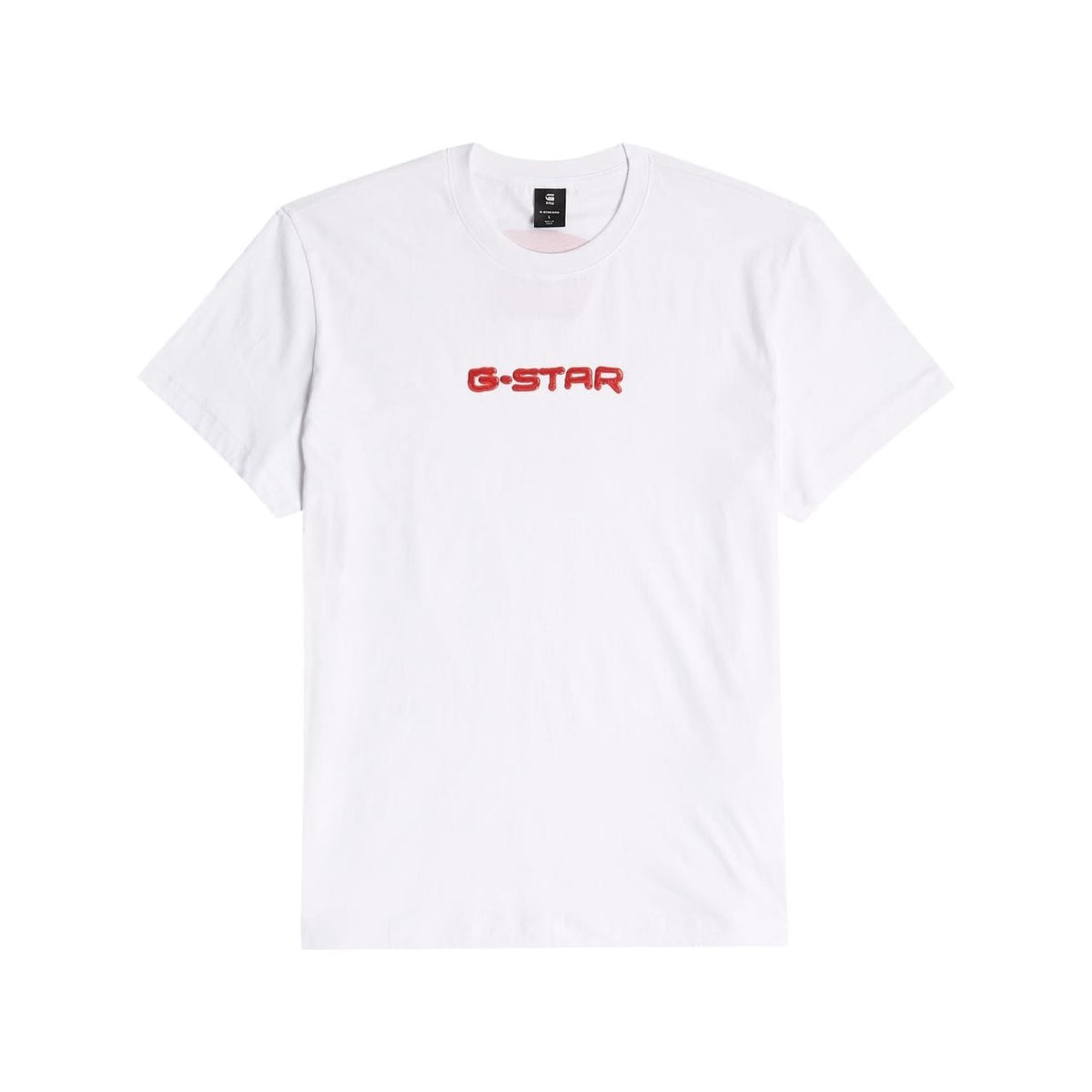 G Star T-Shirt Gel Print White/Red
