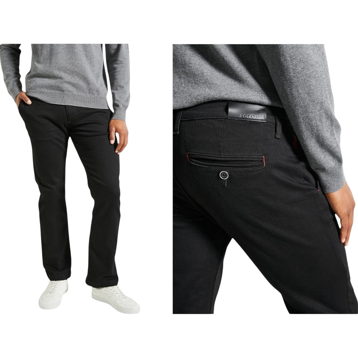 Polo Jeans Quarter Slant Straight Black