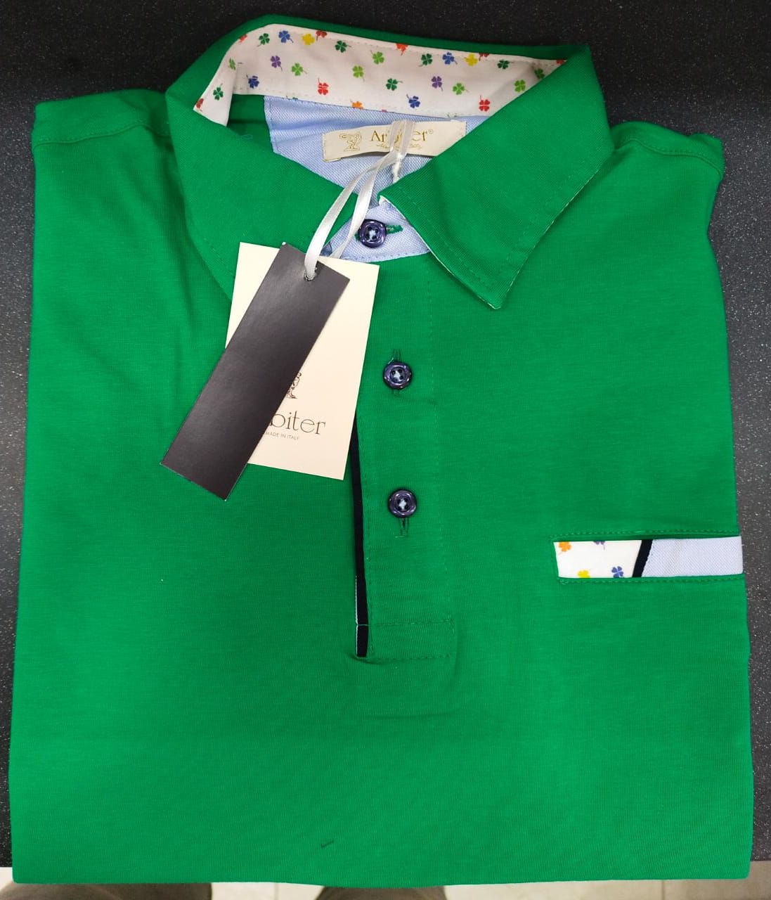 Arbiter Golf T-Shirt Articolo Bandiera Green