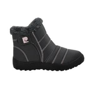 Pierre Cardin Kids Casey Boot Quilted Grey And Pink