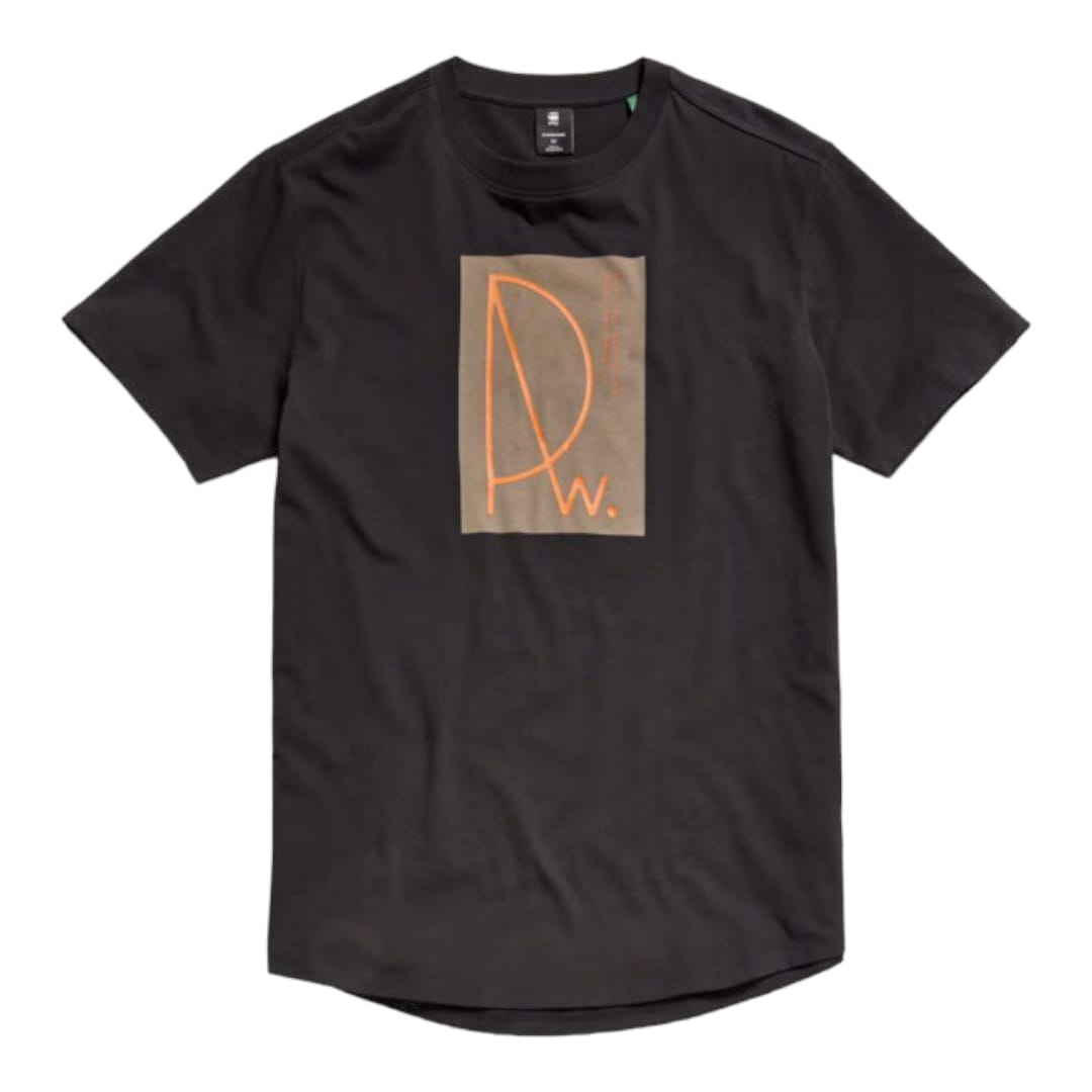 G Star T-Shirt Lash Raw Graphic Black