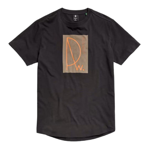 G Star T-Shirt Lash Raw Graphic Black
