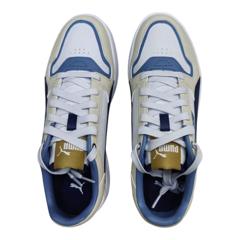 Puma Court Classic Street Unisex Low Top Sneaker - Blue & Alpine Snow