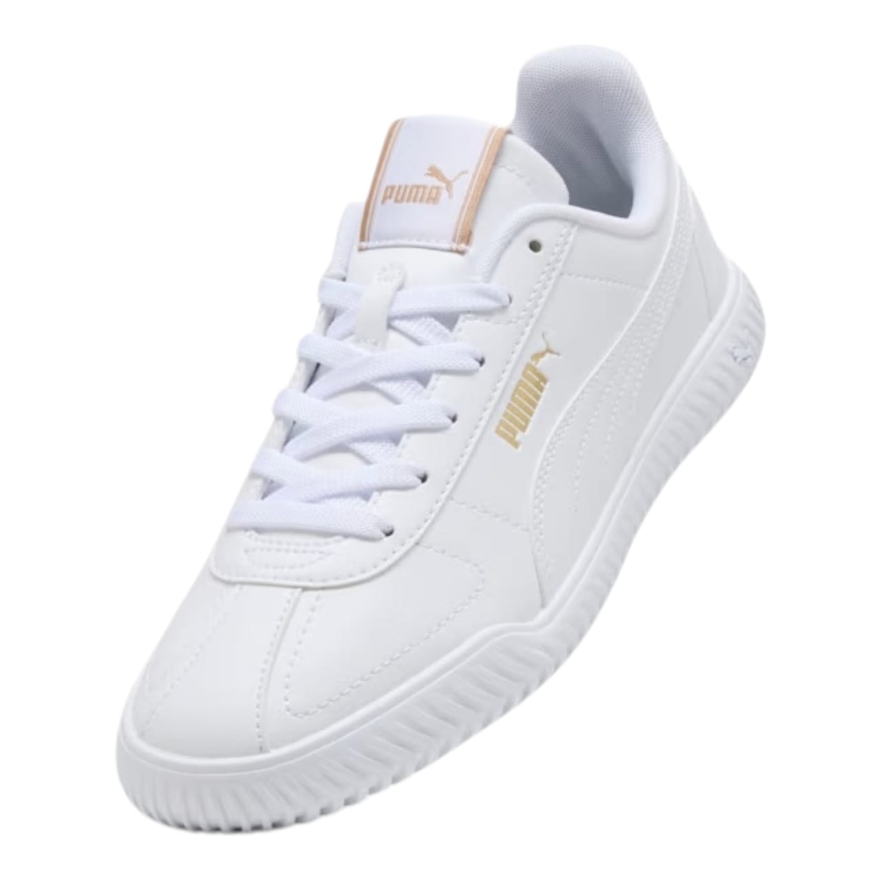 Puma Club Kayzer Low Top Unisex Sneaker - White & Gold