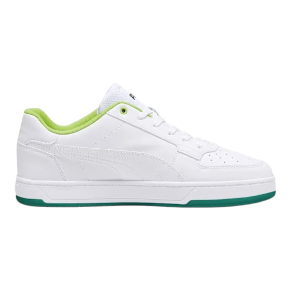 PUMA x ASTON MARTIN ARAMCO-  White & Lime Shimmer | Caven 2.0 Sneakers Unisex