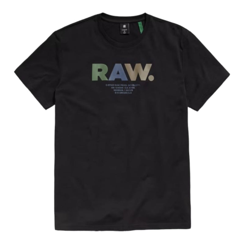 G Star T-Shirt Raw Multi Black